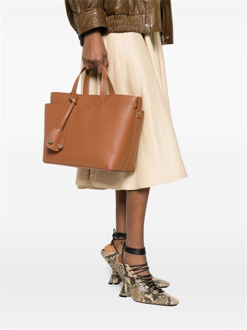 Borsa donna tote in pelle cognac Fabiana Filippi | BGD266A850M0021264